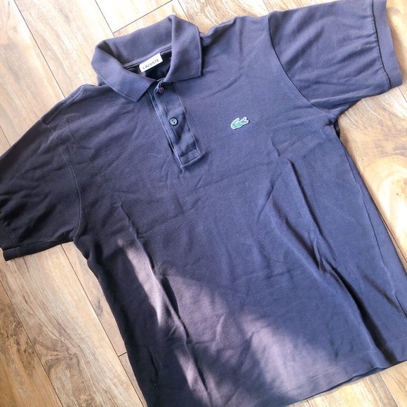 🐊Authentic LACOSTE Polo Brown Short Sleeves Shirt - Picture 7 of 16